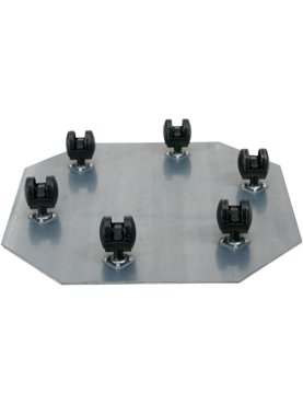 Wielplateau Zwenkwiel 6 x 35 mm (max. 200 kg. draagvermogen)