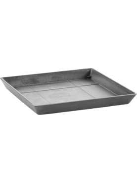 Ecopots Saucer Square 30 Grey