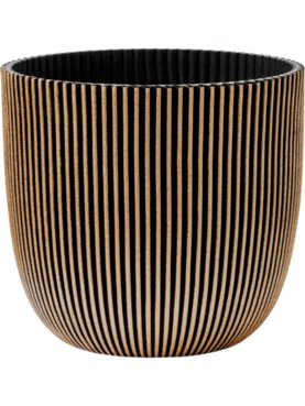 Capi Nature Groove Made With Pot Bol Zwart Goud